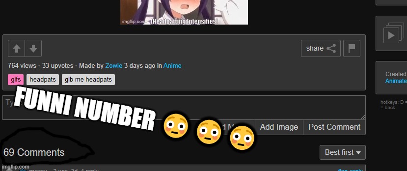 poggers | FUNNI NUMBER 😳😳😳 | made w/ Imgflip meme maker