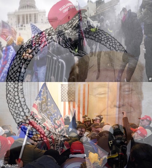 Jan. 6 2021 riot Ouroboros | image tagged in jan 6 2021 riot ouroboros | made w/ Imgflip meme maker