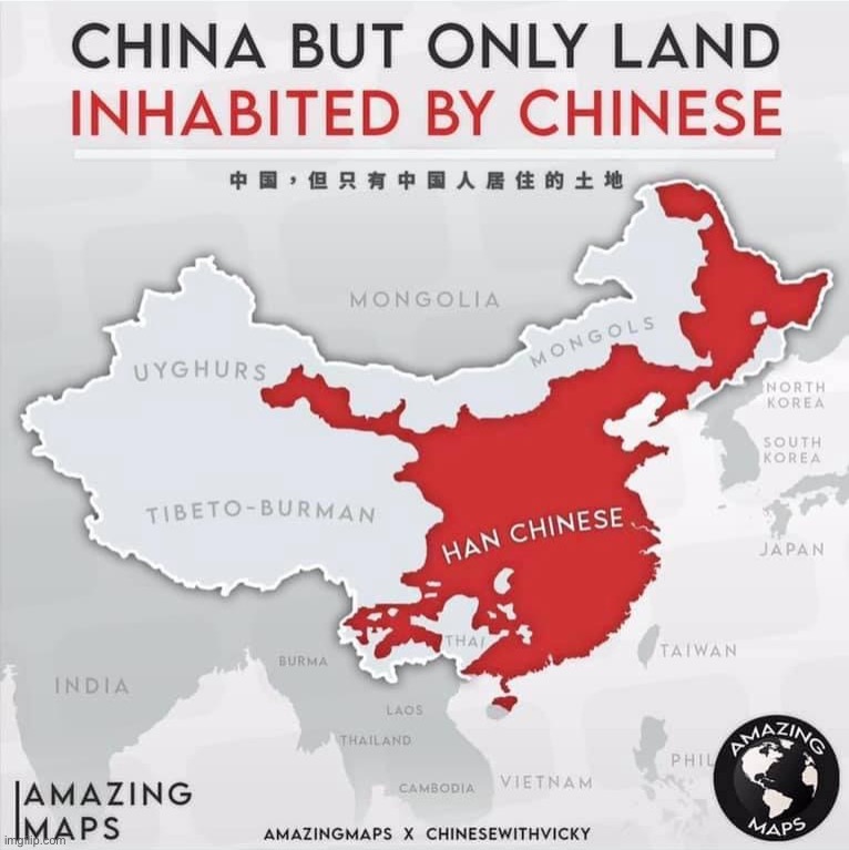 The more you know | image tagged in china map chinese,reposts,repost | made w/ Imgflip meme maker