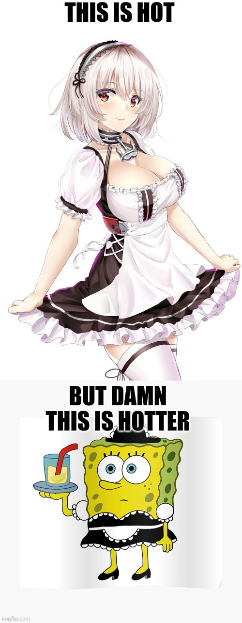 THIS IS HOT; BUT DAMN THIS IS HOTTER | made w/ Imgflip meme maker