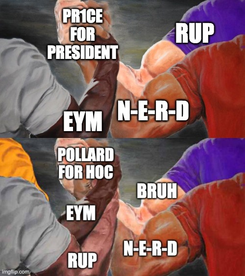 Captain_PR1CE_VP_Han for President, IncognitoGuy for Vice-President and Pollard for Head of Congress! | PR1CE FOR PRESIDENT; RUP; N-E-R-D; EYM | image tagged in vote,for,the,right,unity,party | made w/ Imgflip meme maker