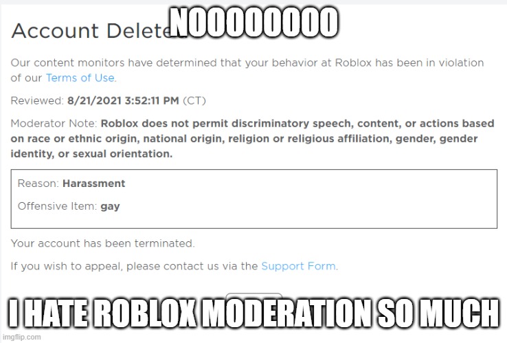 proof that roblox moderation is not that good - Imgflip