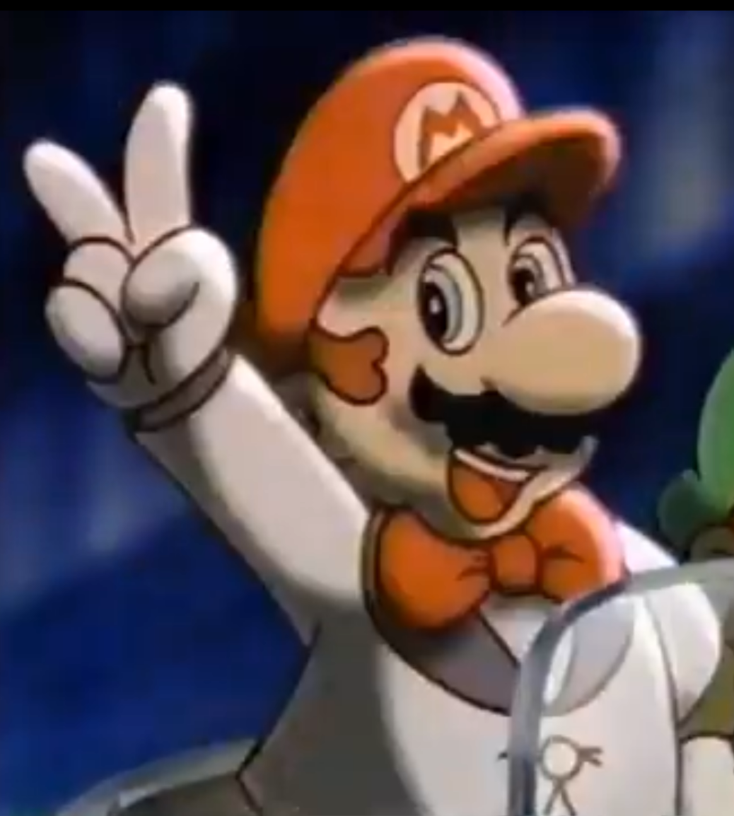 Tuxedo Mario Blank Meme Template