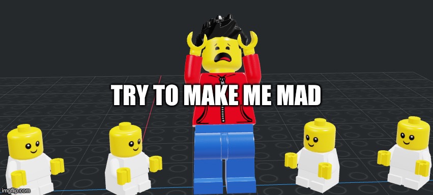 Winston surrounded by babys | TRY TO MAKE ME MAD | image tagged in winston surrounded by babys | made w/ Imgflip meme maker