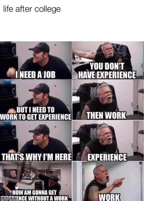 The job interview | image tagged in funny stuff | made w/ Imgflip meme maker