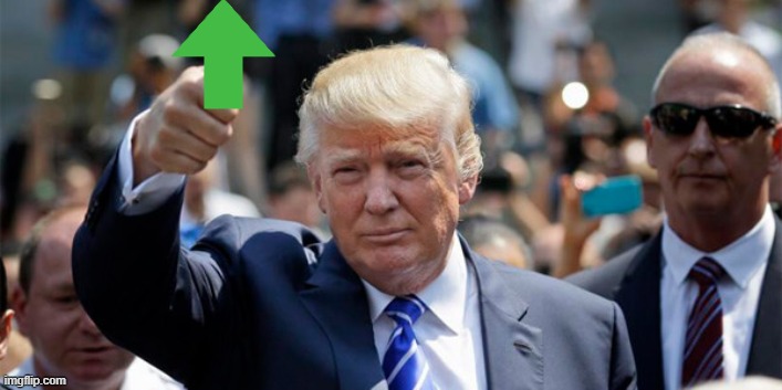 Donald Trump Thumbs up | image tagged in donald trump thumbs up | made w/ Imgflip meme maker