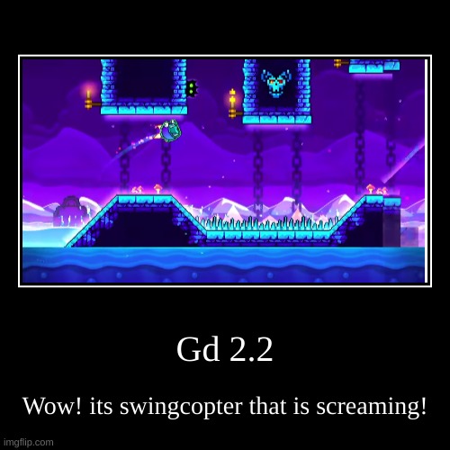 Screaming swingcopter | image tagged in funny,demotivationals | made w/ Imgflip demotivational maker