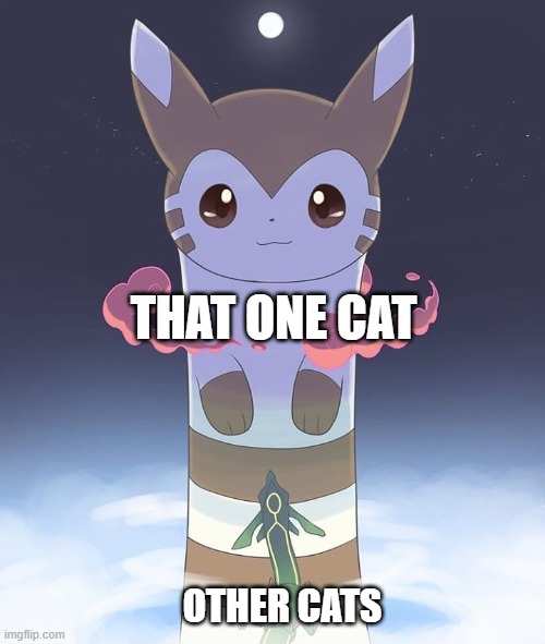 Giant Furret | THAT ONE CAT OTHER CATS | image tagged in giant furret | made w/ Imgflip meme maker