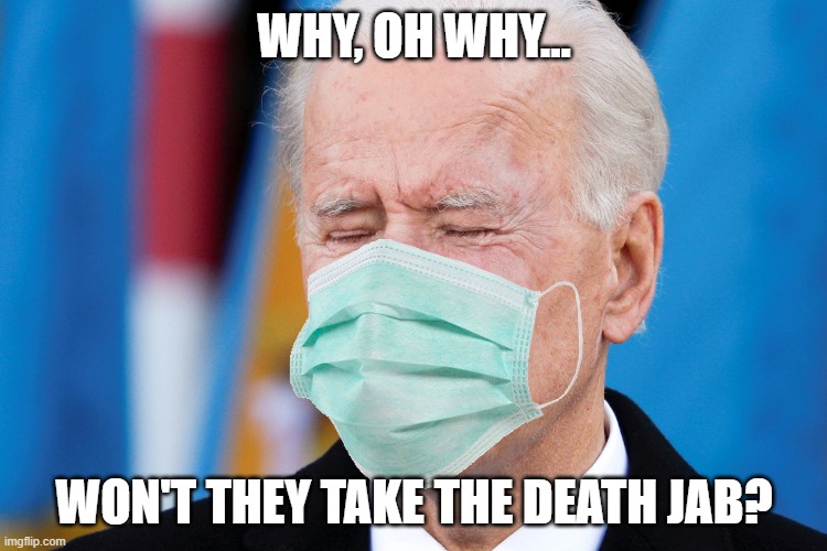 WHY, OH WHY... WON'T THEY TAKE THE DEATH JAB? | made w/ Imgflip meme maker