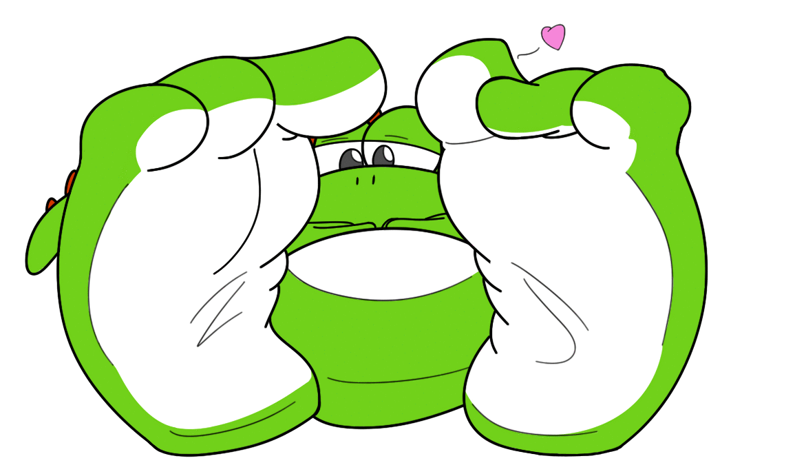 High Quality Yoshi Feet Blank Meme Template