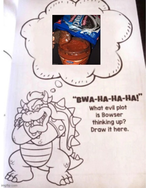 Absolute despicable monster of a being | image tagged in what evil plot is bowser thinking up | made w/ Imgflip meme maker