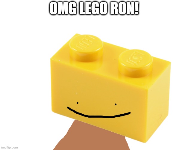 Cursed Ron (FNF vs. Bob) | OMG LEGO RON! | image tagged in friday night funkin,lego | made w/ Imgflip meme maker