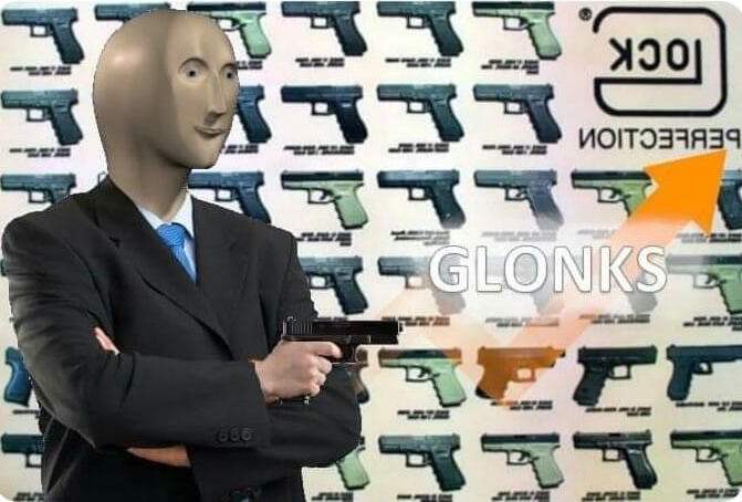 High Quality Meme man Glonks Blank Meme Template