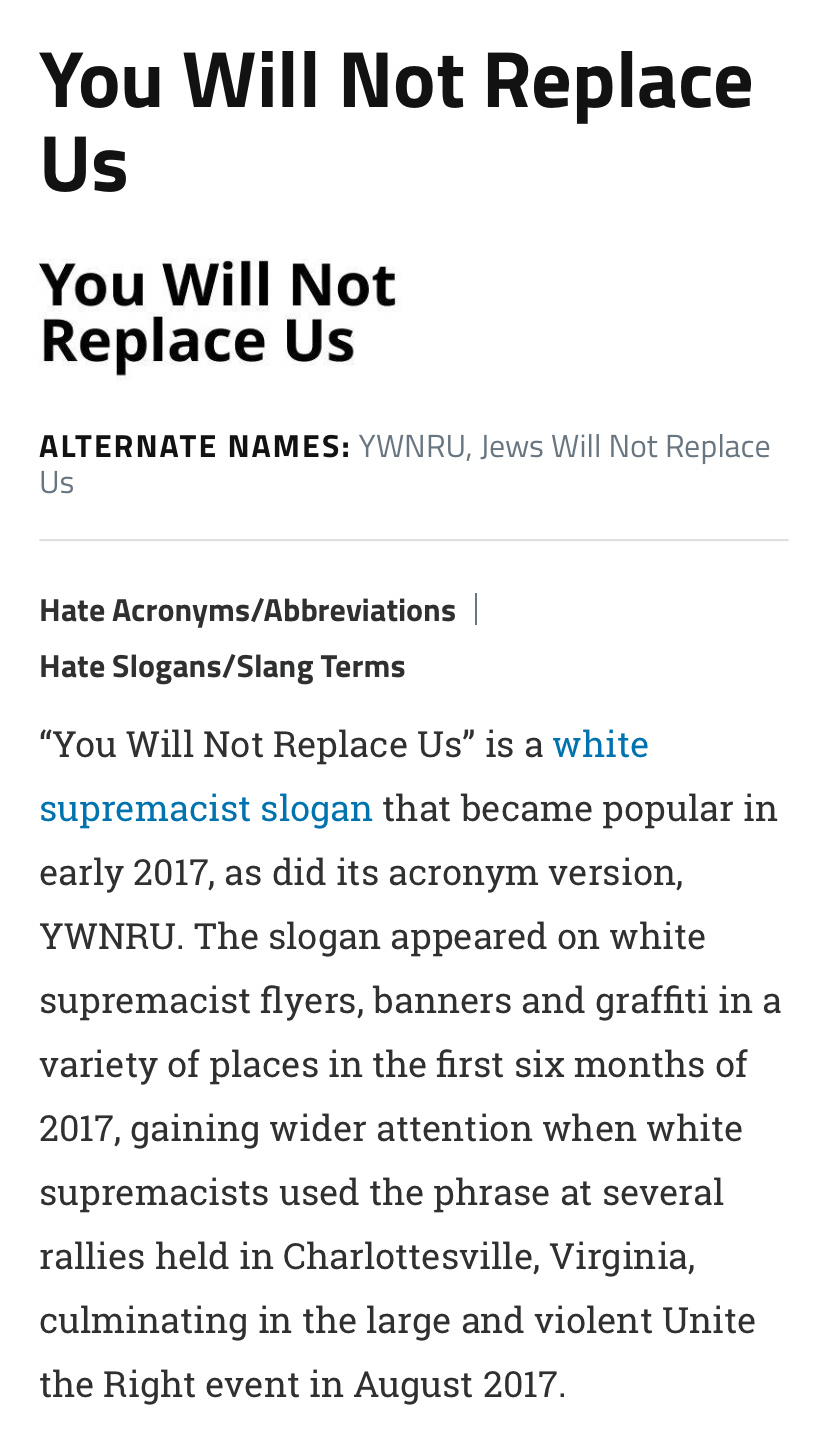 You will not replace us Blank Meme Template