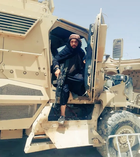 Taliban MRAP Blank Meme Template