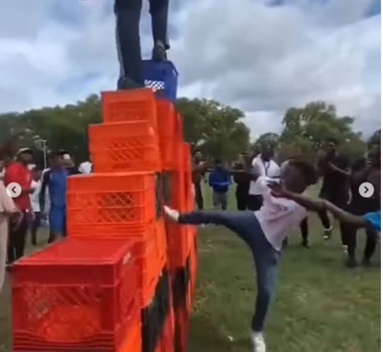 High Quality crate challenge Blank Meme Template