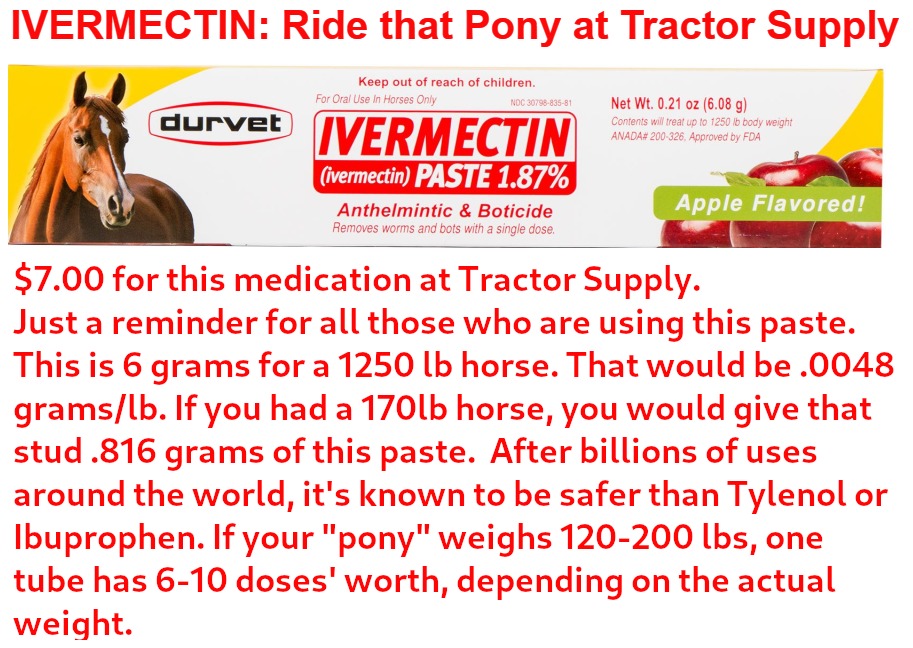 Ivermectin: Ride that Pony at Tractor Supply |  IVERMECTIN: Ride that Pony at Tractor Supply | image tagged in ivermectin,ride that pony,tractor supply,covidiots,sheeple,no vaccines | made w/ Imgflip meme maker
