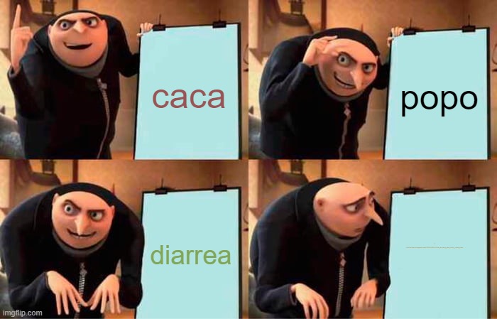 Gru's Plan | caca; popo; y pishttps://www.instagram.com/p/CKRUiz6Fkuk/?utm_source=ig_web_button_native_share; diarrea | image tagged in memes,gru's plan | made w/ Imgflip meme maker