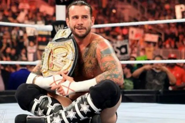 High Quality CM Punk with WWE Championship Blank Meme Template