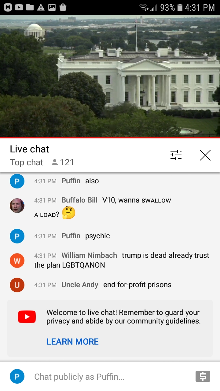 EarthTV WH chat 7-13-21 #71 Blank Meme Template