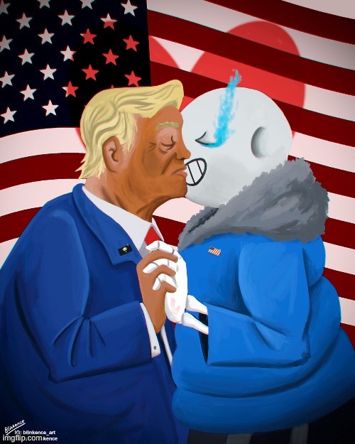 make sans x trump great again uwu | made w/ Imgflip meme maker