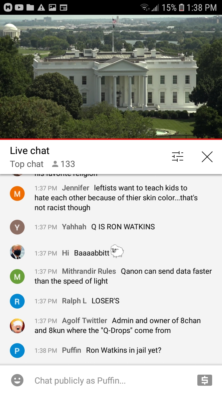 High Quality EarthTV WH chat 7-13-21 #100 Blank Meme Template