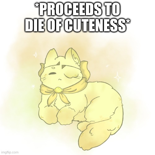 *dead* | *PROCEEDS TO DIE OF CUTENESS* | made w/ Imgflip meme maker