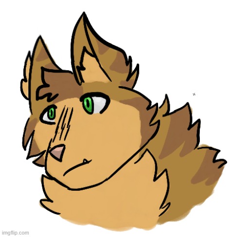 I drew Crookedstar, my favorite warrior:) | image tagged in warrior cats,tag,art | made w/ Imgflip meme maker