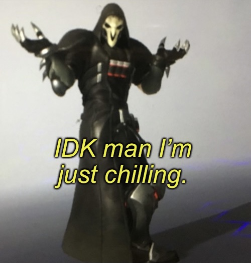 High Quality Overwatch reaper Blank Meme Template