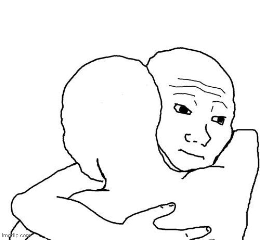 Bro hug | image tagged in bro hug | made w/ Imgflip meme maker