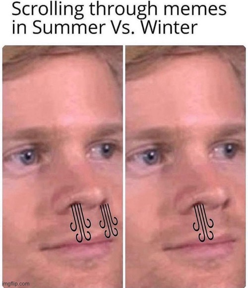 Winter :/ | image tagged in winter,summer,funny,funny memes,memes | made w/ Imgflip meme maker