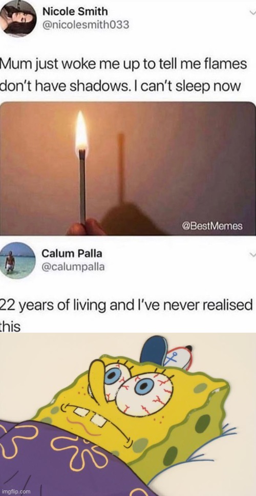 I can't  sleep either | image tagged in cant sleep,funny,funny memes,memes,spongebob | made w/ Imgflip meme maker