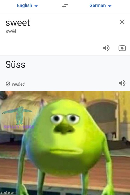 Wtf | image tagged in sus,monsters inc | made w/ Imgflip meme maker