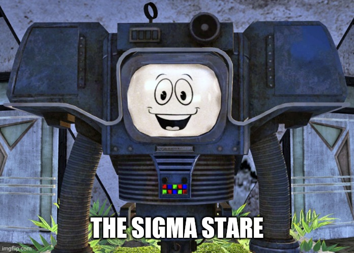 THE SIGMA STARE | image tagged in fallout new vegas | made w/ Imgflip meme maker