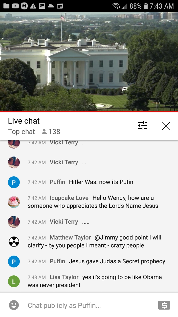High Quality EarthTV WH chat 7-13-21 #183 Blank Meme Template