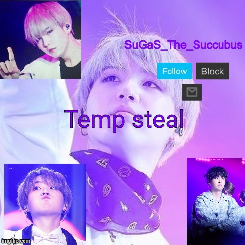 Thanks sugas! :) | Temp steal | image tagged in sugas suga announcement temp | made w/ Imgflip meme maker