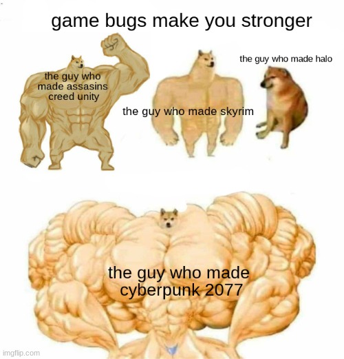 had a great idea | image tagged in doge,gaming,cyberpunk | made w/ Imgflip meme maker