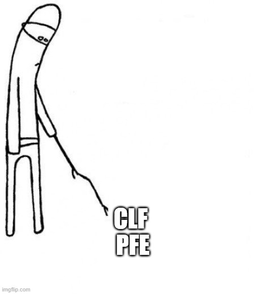 stick poke | CLF
 PFE | image tagged in stick poke | made w/ Imgflip meme maker