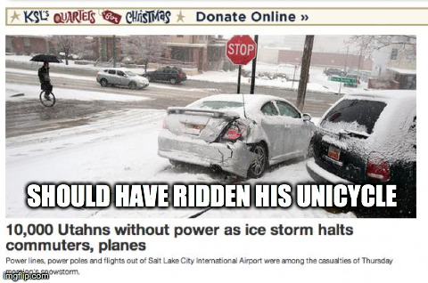 Bad Weather? | image tagged in bad weather,winter,accident,cars,funny,humor | made w/ Imgflip meme maker