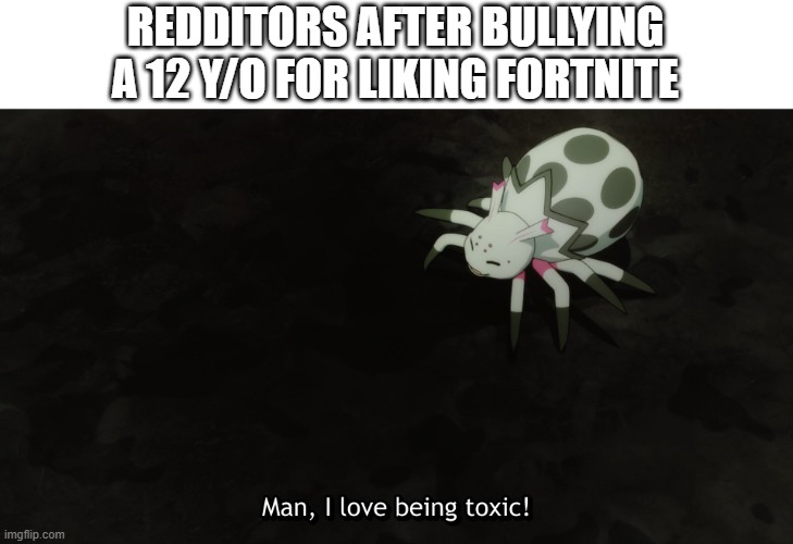 good title | REDDITORS AFTER BULLYING A 12 Y/O FOR LIKING FORTNITE | image tagged in reddit | made w/ Imgflip meme maker