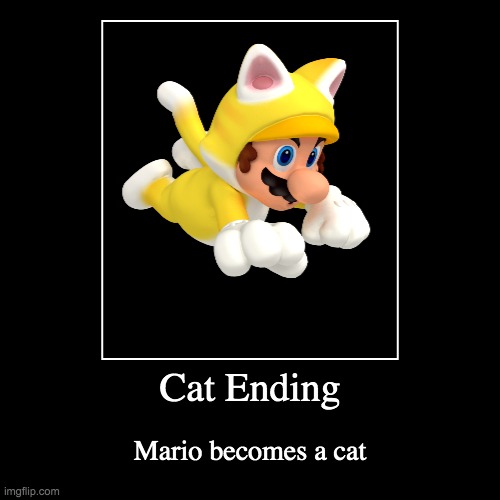 image tagged in funny,demotivationals,mario,all endings | made w/ Imgflip demotivational maker