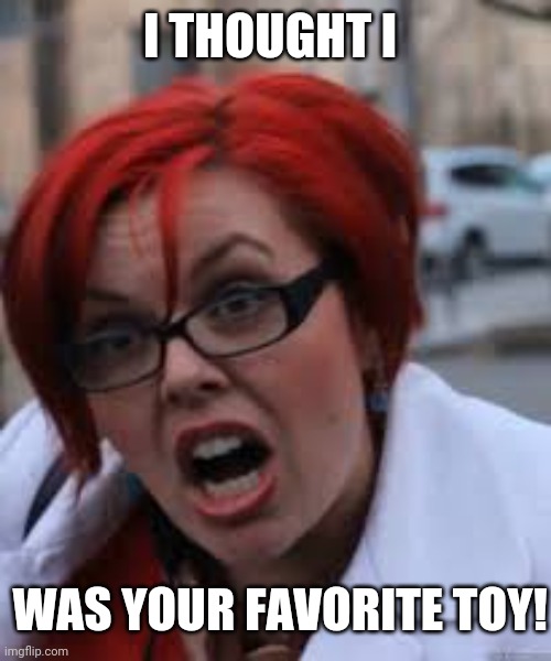 SJW Triggered | I THOUGHT I WAS YOUR FAVORITE TOY! | image tagged in sjw triggered | made w/ Imgflip meme maker