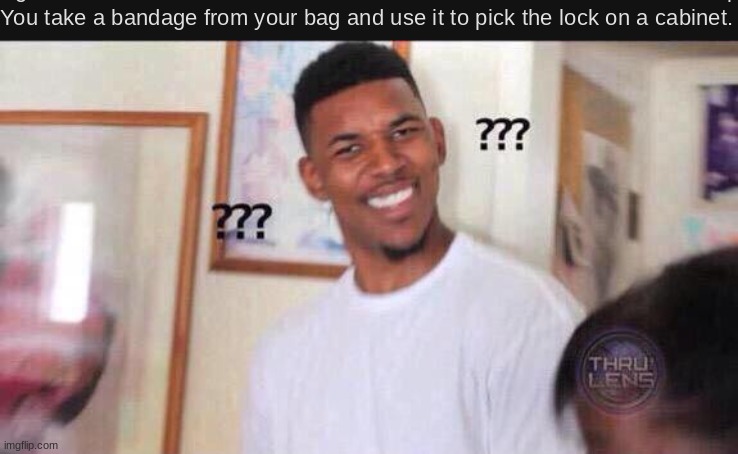 AI Dungeon is weird | image tagged in black guy confused,hmmm,question | made w/ Imgflip meme maker