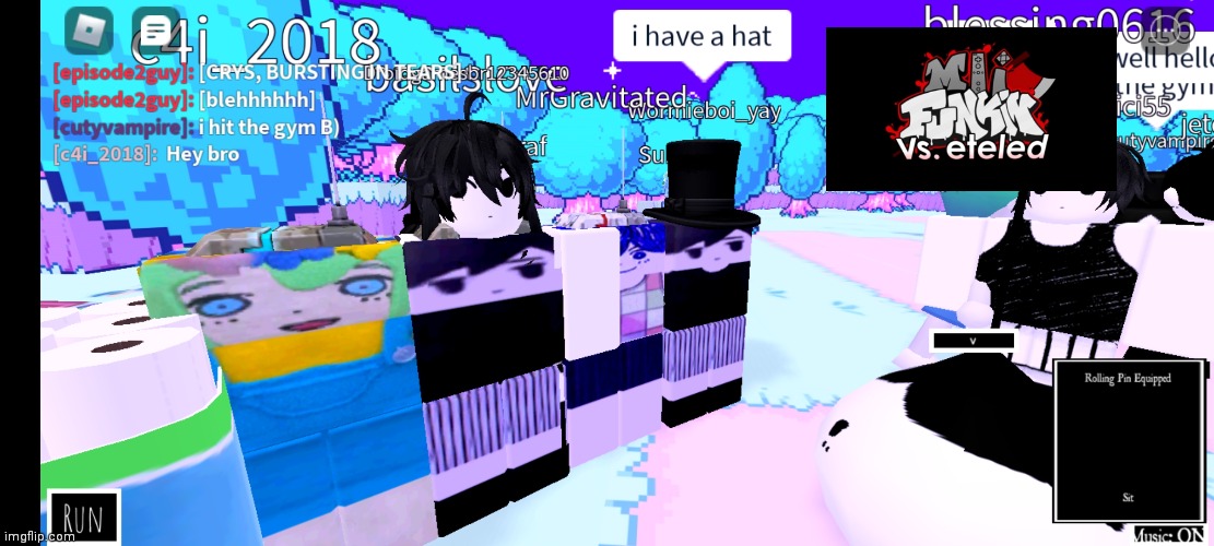 He has a hat | image tagged in he has a hat | made w/ Imgflip meme maker