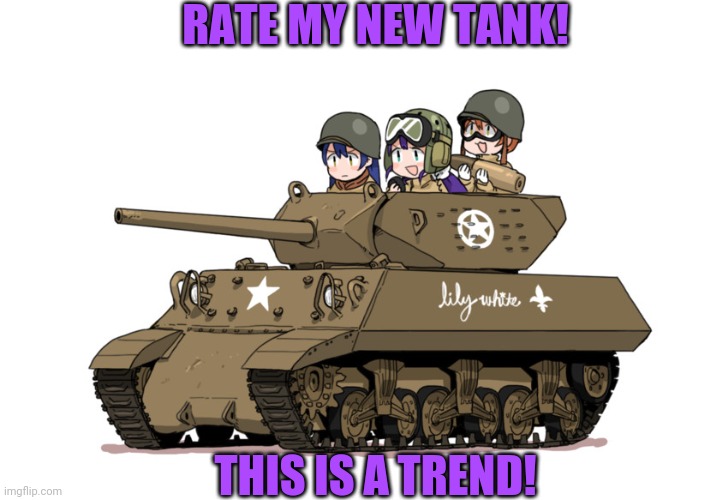 New tank! | RATE MY NEW TANK! THIS IS A TREND! | image tagged in tank,nozomi tojo,love live,anime girl | made w/ Imgflip meme maker