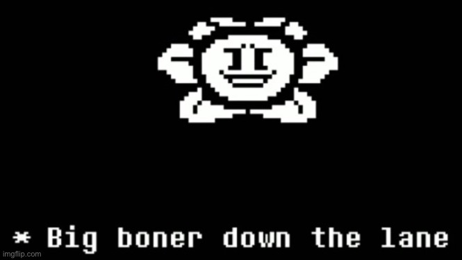 Big Boner Down The Lane | image tagged in this is,sunfrisk,please,give,ne,mod | made w/ Imgflip meme maker