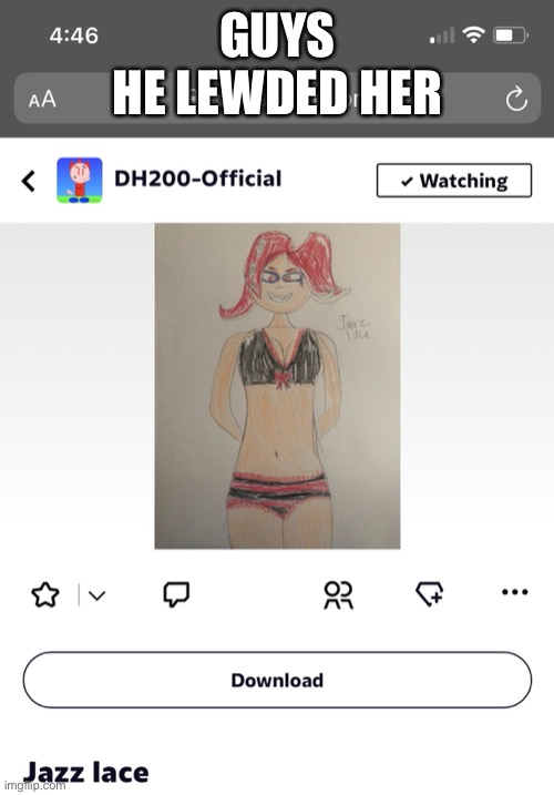 GUYS
HE LEWDED HER | made w/ Imgflip meme maker