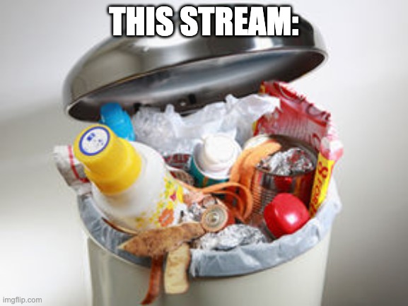 Rubbish bin | THIS STREAM: | image tagged in rubbish bin | made w/ Imgflip meme maker