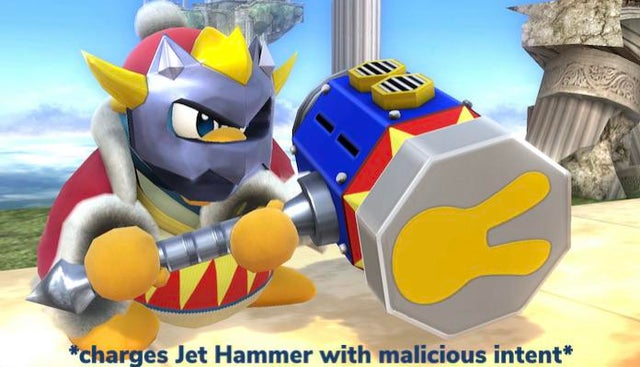 High Quality dedede jet hammer Blank Meme Template