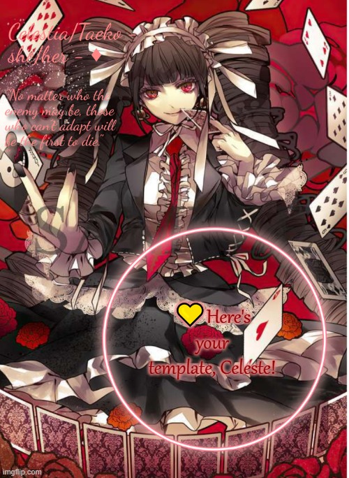 Celeste | 💛Here's your template, Celeste! | image tagged in celeste | made w/ Imgflip meme maker